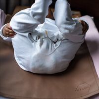 Maccie Nappy Change Mat -Tan 